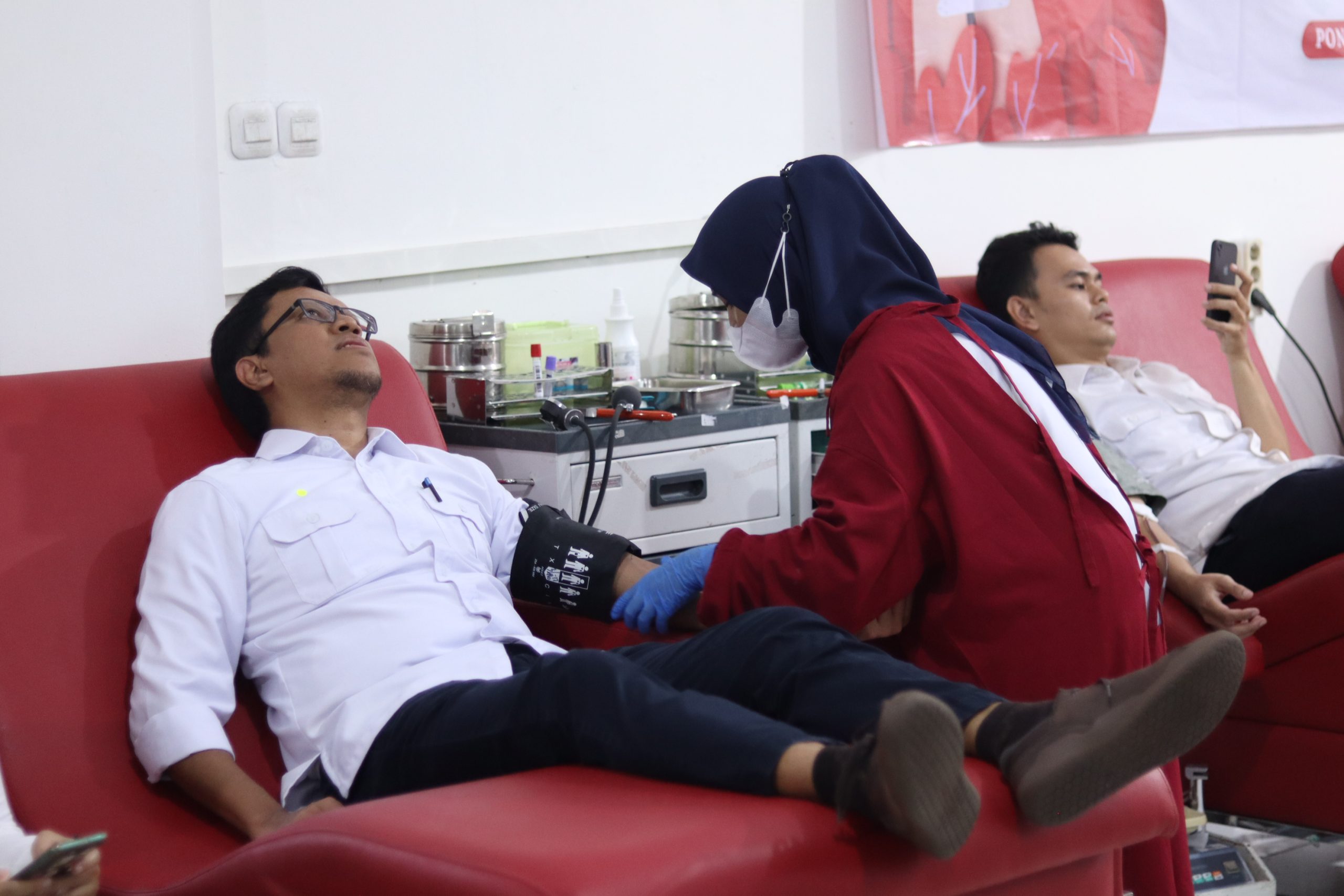 Pontianak, 14 Agustus 2023 – Donor Darah bersama PUPR BP2JK Kalbar di PMI Kota Pontianak dalam Rangka HUT RI Ke-78 Tahun 2023