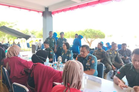 Pontianak, 3 Agustus 2023 – Donor Darah dalam Rangka HUT Ke-8 LANTAMAL XII Pontianak