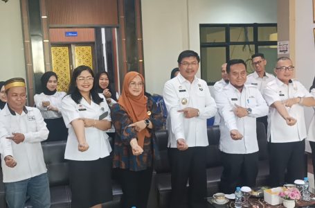 Aksi Bakti Sosial : Donor darah di KANWIL KEMENKUMHAM dalam rangka peringatan hari Pengayoman ke-81