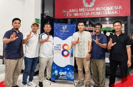Hari Bhakti Postel Ke-81 dengan Aksi Donor Darah di PMI Kota Pontianak, 25 September 2026